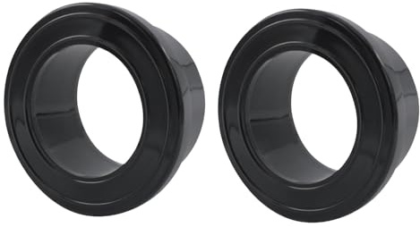 Baumaxxe 2x PVC Bundbuchse mit Flansch 50mm Klebemuffe - 16 Bar - bm213 | Ersatzteil für passende Kugelhähne und Rückschlagventile, Flanschbuchse für PVC Rohre, Pool Zubehör für 50mm Poolverrohrung