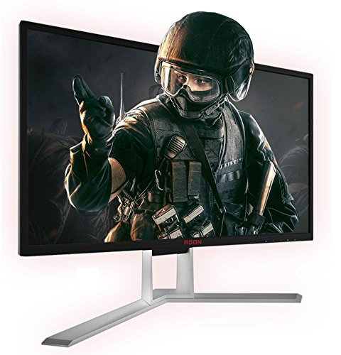 AOC AGON AG251FG - Monitor gaming de 25 Full HD (1920x1080, 240 Hz, 1 ms, TN, G-Sync, 400 cd/m, HDMI 1x1.4, Displayport 1x1.2) Negro/plata