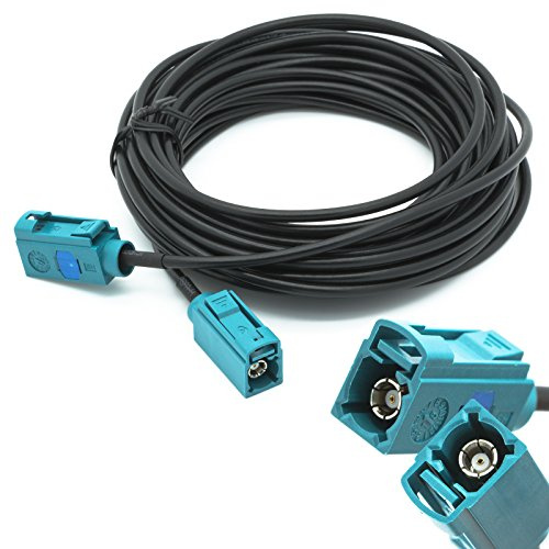 Adapter-Universe Antennen Adapter 6m Verlängerungskabel FAKRA Buchse auf FAKRA Buchse Z Antennenkabel RG 174 Auto passend für Universal