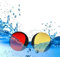 2 Stück Wasserball Wasser Flummi Springender Ball auf Wasser Für Jugendliche und Erwachsene Schnelltrocknender Lycra-Bezug Ball