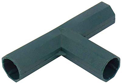 3-Wege-T-Stück, 16 mm, PVC-Rohrverschraubung, robuster Gewächshausrahmen, Möbelverbinder, Zeltverbindung, 10 Stück