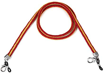 Hispania Colors Colgantes para gafas y mascarillas - Pack de 2 o individual - Trenza con bandera de España