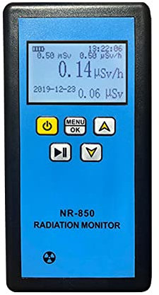 Nuclear Radiation Detector - Handheld Household Radioactive Tester, LCD Display Geiger Counter for Factory Environment, Home Environment (NR-850)
