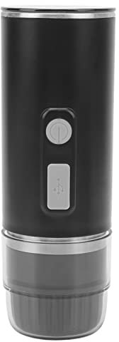Asixxsix Tragbare Espressomaschine, Vollautomatische Mini-Elektro-Espressomaschine, Wiederaufladbar, Kleine Handkaffeemaschine über USB, Kompatibel mit NS-Pads und Gemahlenem Kaffee