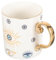 HEMOTON Tasses à café en céramique - Tasses à thé - Gobelets mauvais œil Nazar - Pour petit-déjeuner - Lait, cappuccino latte, tasse à thé - Pour la maison, le bureau - Décoration de table