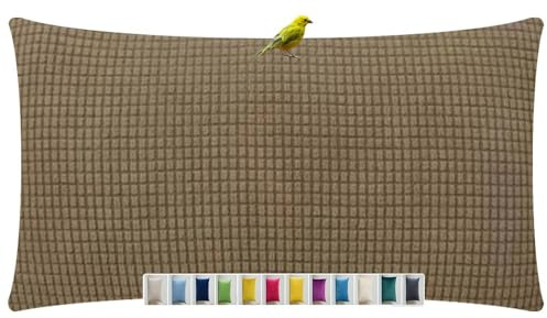 Kissen Bezug 60x80，2er Set Kissenhülle 50x50，Kopfkissenbezug 40x60，Couch Kissenbezug 60x60 40x40，Sofa Kissenbezüge 30x50，Dekokissen Bezug，Pillowcase 50x70，Pillow Cover 45x45，Sofakissen Beige(12-3,60x8