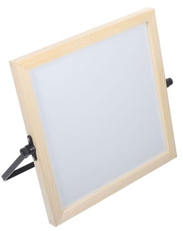 DIYEAH Doppelseitige Whiteboard Schreibtafel Mit Ständer Löschbare Tafel Aus Holz Und Kunststoff Für Zuhause Büro Und Schule
