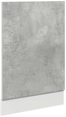 vidaXL Panneau de Lave-Vaisselle Lyon Gris béton 45 x 3 x 67 cm