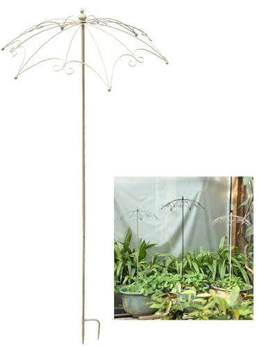 Enrejado de jardín blanco para plantas trepadoras, marco de soporte resistente con artesanía envejecida, ideal para vides, rosas, flores y tomates, 50 x 123 cm