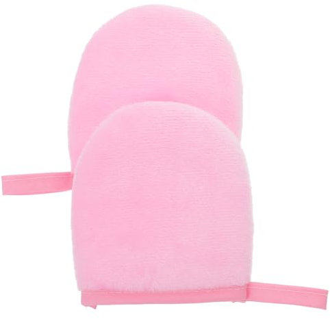NULYLU 2stücke Plüsch Lotion Handschuh Für Selbstbräunung Und Sonnenöl Auftragen Werkzeug Für Körperlotion Und Sonnenschutz Anwendung