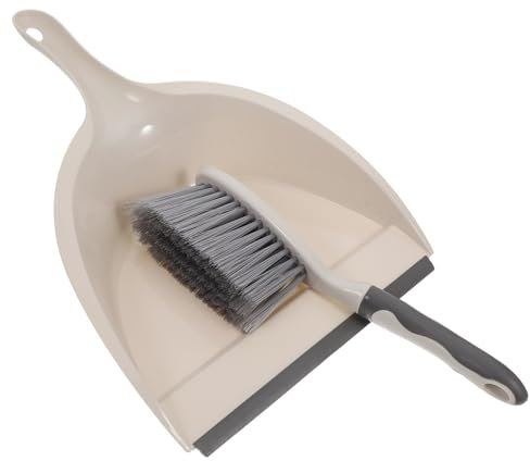 GLEAVI Portable Mini Dustpan and Brush Set Desktop Sweeper Dustpan Indoor Broom Handheld Broom and