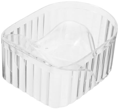 HAPINARY Klare Maniküre Schale Einweichschüssel Transparent Nagellack Entferner Schüssel für Acryl und Gel Nägel Handpflege Nagelbadschale Nagelstudio Zubehör
