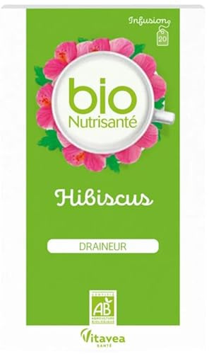 Vitavea Santé BioNutrisanté Infusion Hibiscus Draineur 20 sachets
