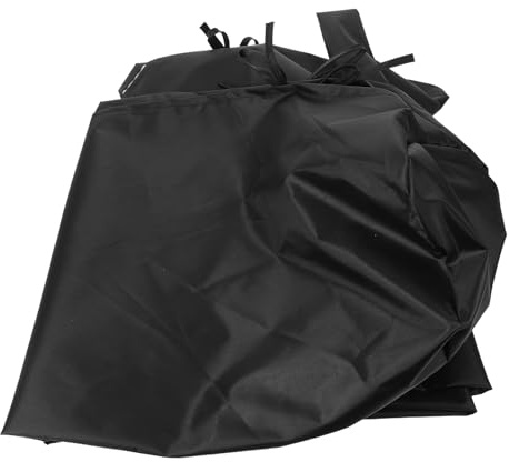 DOITOOL Auvent Rétractable 3 M Noir en Tissu Oxford Imperméable Anti-uv pour Terrasse et Jardin, Bâche de Protection Résistante Pluie et Poussière, Housse de Rangement pour Store