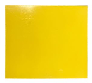 Placa de fibra de vidrio, Hojas de epoxi compuestas 0,5 mm espesor, FR4 planas, tableros resina amarilla for piezas mecánicas, 3(160x118mm)