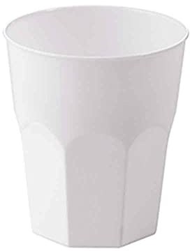 PZ 100 BICCHIERE BIANCO ML 270 KRISTAL COCKTAIL WHITE MOJITO COCA E RUM HAPPY HOUR APERITIVO APERICENA PLP USA E GETTA