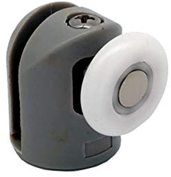 Shower Door Wheels | 23mm or 25mm | Upper or Lower | Single Shower Door Rollers Runners | ROLL001 (Upper Wheel, 23mm)