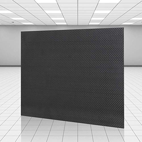 Placa de fibra de carbono, material de hoja de tablero de placa de fibra de carbono de sarga de alta dureza con superficie brillante brillante (200 x 300 x 0,5 mm)