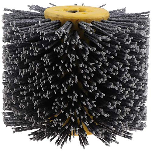 POFET - Spazzola abrasiva, 120 x 100 mm, per lucidatura di mobili in legno, grana 80