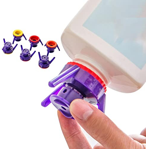 Yusheng Tapón de vaciado de botellas multifuncional invertido para botellas de especias y productos de belleza.