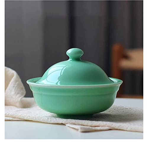 Terrakotta Kochtopf Suppe Mini Mini KERAMIC Eintopftopf Mit Deckel, Dampfuppentopfschale, Mikrowellenkeramikschale, Kleiner Suppentopf, Nudelschale for Home Office Store Heizungsnahrung