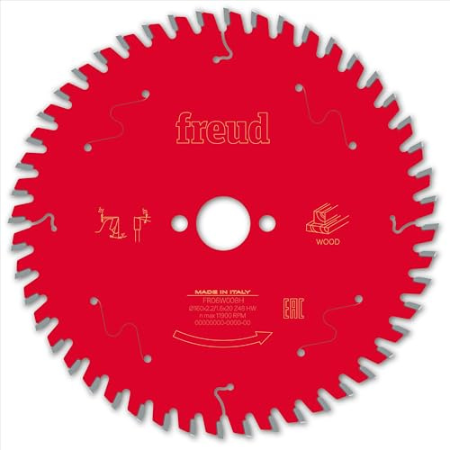 Freud Sägeblatt für Handkreissäge, kabelgebunden/kabellos, Ø160 2,2/1,6 AL20 Z48 BA 5° – F03FS09680 -FR06W008H