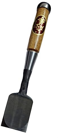 Tyzack Oire Nomi Japanese Bench Chisel - 42mm, Oak Wood Handle, Alloy Steel Blade, Bevel Edge