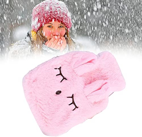 Borsa ’acqua calda/fredda in gomma naturale con coperchio rimovibile e rivestimento a tema animali di peluche, 2L, sicura e morbida per uso domestico