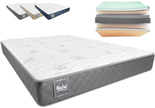 ZZ DON DESCANSO Madrass Viscoelastisk Aloe Vera Mulhacen, Skum med minne, Höjd ± 21cm, 135x190 cm
