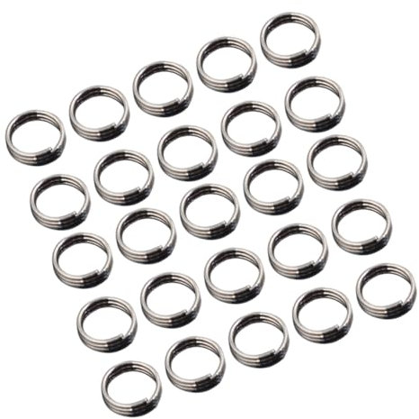 NAMOARLY 100stücke Pack Metall O-Ringe Schutzringe Für Wellenringe Und Flugringe Für Präzision Und Langlebigkeit