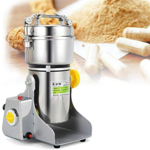 500g Electric Grain Grinder Mill, Multifunction Electric Smash Food Grinder, 1500W Mill Powder Machine Dry Cereals Pulverizer