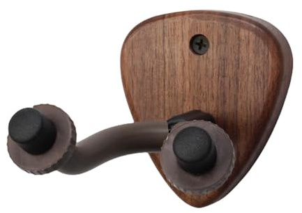 Qurygin Gitarren-Wandaufhänger - Holzhaken-Gitarrenhalter,Stabiler Aufhänger für Cello, Violine, Wandmontage, Präsentationsständer für Zuhause, Studio, Mandoline, Ukulele, Klassenzimmer