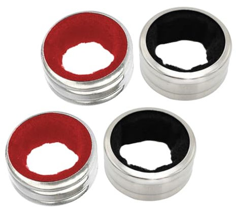 MAGICLULU 4pezzi Tappi per Vino in Acciaio per Bottiglie Accessori per Bar Collare per Bottiglie Gadget per Vino