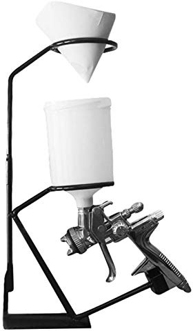 Spray Gun Holder, Wall or Bench Mount Gravity Feed Paint Gun Holder Steel for Car Paint Furniture Wood