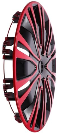Enjoliveur de Roue de Voiture 16 Pouces PP Rouge, 1 Pièce | Enjoliveur 16 Pouces, Installation DIY Facile, Protège le Moyeu les Débris