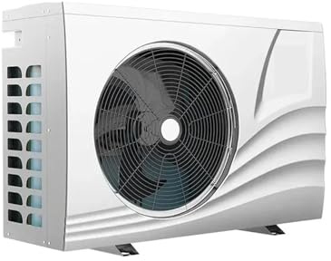QAXRZCUCD Riscaldatore for Piscina con Pompa di Calore Aria-Acqua for Riscaldamento E Raffreddamento Inverter A Corrente Continua Riscaldamento Potente Ed Efficiente(White)