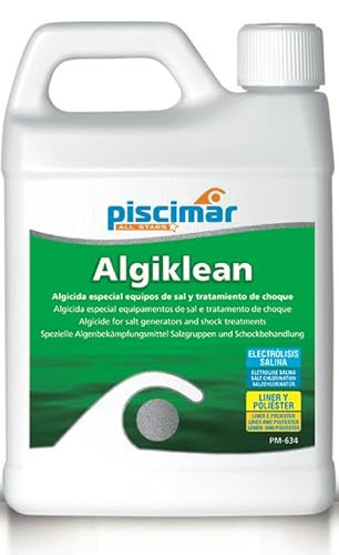 Piscimar PM-634 ALGIKLEAN: Alghicida per elettrolisi a sale e trattamento shock. Tanica da 1.1