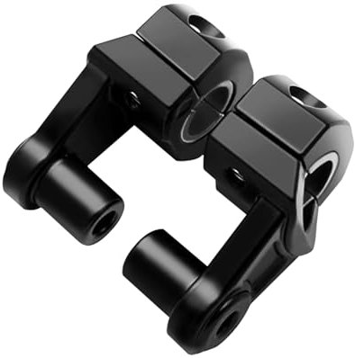 Motorcycle Handlebar Risers MASO Universal Handlebars Risers Fit For 7/8 22mm / 11/8 28mm Aluminium Alloy Durable Bars Clamp