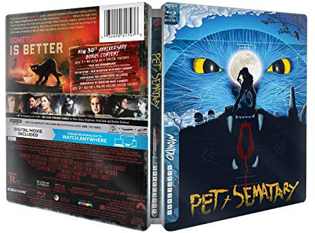Friedhof der Kuscheltiere 4K, Pet Sematary 4K, Steelbook, Blu-ray 4K + 2D mit deutschem Ton, EU-Import,