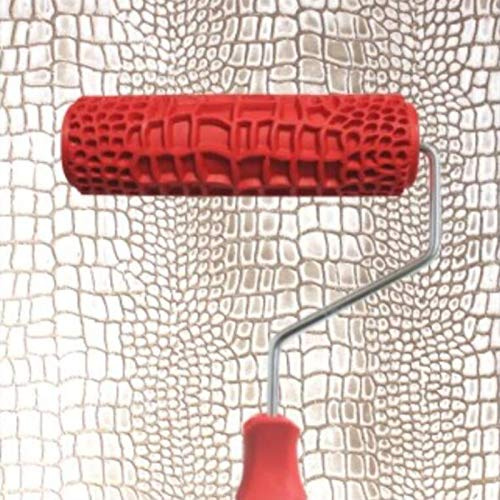 HKDJ-7 Empaistic Muster Farbroller Mit Kunststoffgriff Für DIY Wanddekoration
