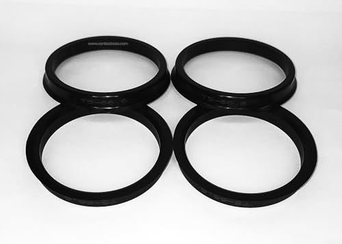 Centradores Set DE 4 LLANTA 75-66.6 Compatible con ANTERA AVUS Imola Mito OZ Racing SUPERLEGGERA ULTRALEGGERA