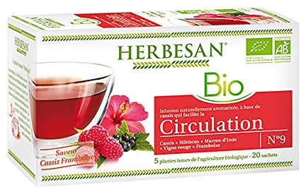 Herbesan - Infusion Circulation Bio 20 Sachets - Unité