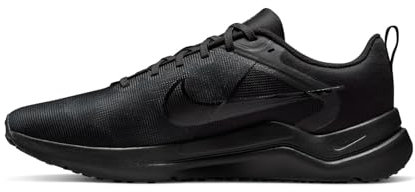 Nike Herren Downshifter 12 Sneaker, Black/Dk Smoke Grey-Particle Grey, 45 EU