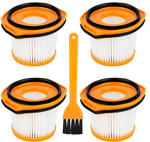 Replacement Filters for Shark Cordless Vacuum Cleaner - 4 Pack Washable and Reusable Filter Accessories for Shark WV361UKT WV361UK WV362UKT (4 Pack) | Washable and Reusable Filter Accessories for Shark WV361UKT WV361UK WV362UKT