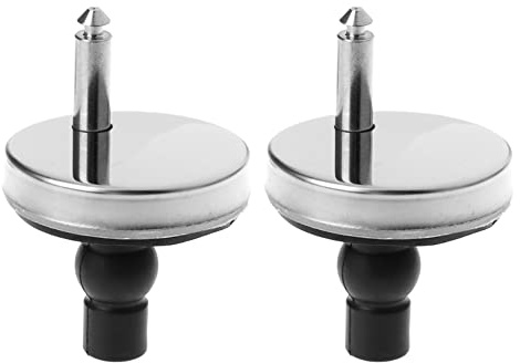 SEIWEI 5.5cm Quick Release Toilet Seat Fixings, 2 Pack Universal Toilet Seat Hinge Fittings for WC Toilet Blind Holes