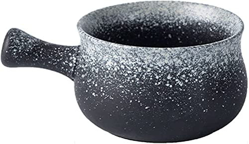 Ciotola for cereali, scodella for zuppa, scodella for il tè, set for la colazione con manico, piatto in ceramica Ciotole for zuppa di cipolle francesi Set di stoviglie individuali for zuppa di cereali