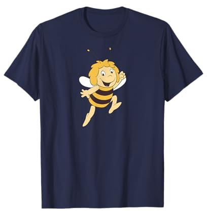 Officiel Maya l'abeille Rétro Motif Dessin Animé Série TV T-Shirt