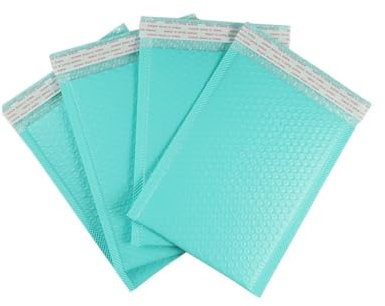 Versandtaschen 10 Stück 50 Stück schwarze Verpackungsumschläge Luftpolstertaschen Poly-Versandtaschen selbstklebend gepolstert nutzbar 13 x 18 cm Versandbeutel Versiegelungspaketbeutel Luftpolsterumsc