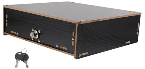 CANIGHT Multi-grid Bargeldschublade Holz Geldorganizer Mit Mehreren Fächern Für Büro Restaurants Supermärkte Und Geschäfte Stabil Und Langlebig Für Geld Schecks Und Bankkarten