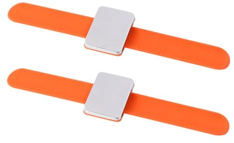 Sewroro 2stücke Magnetische Haarnadelhalter Mit Armband Bobby Pins Halter Aus Silikon Praktisches Friseursalon Accessoire Für Näher Und Stylisten
